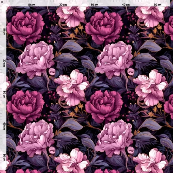 sitterin päällinen violetit pionit - Image 2