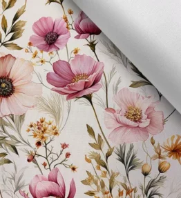 sitterin päällinen romanttinen kukkaketo
